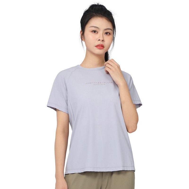 悍途运动T恤女简约弹力透气