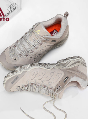 悍途户外登山鞋女春秋轻量化耐磨运动爬山鞋防泼水防滑徒步鞋男士