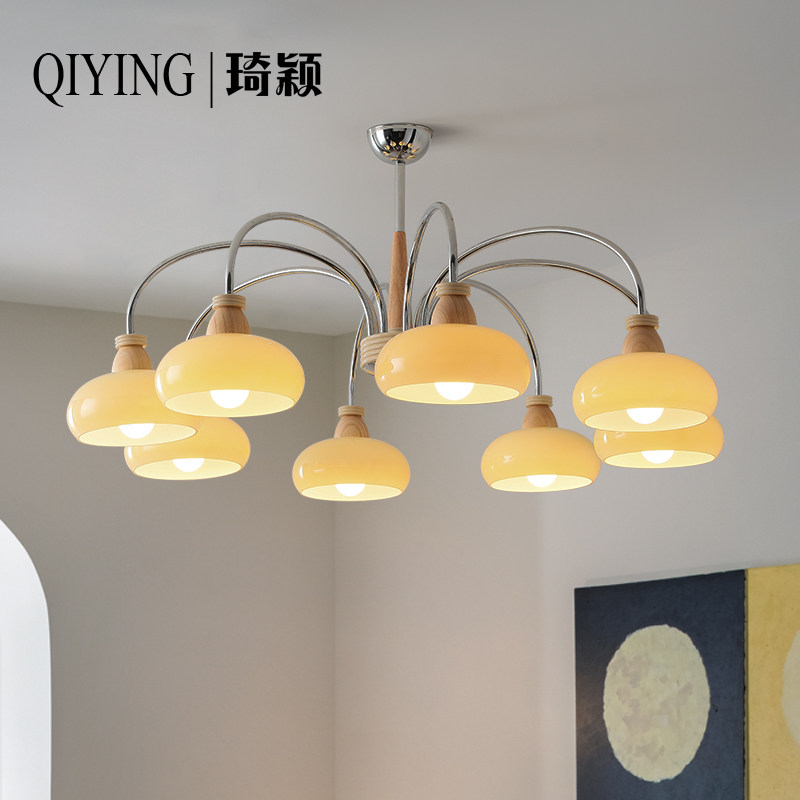 中古vintage客厅柿子吊灯包豪斯大厅书房餐厅卧室复古柿柿如意灯_虎窝淘
