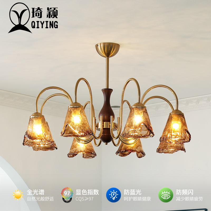 法式复古卧室客厅吊灯