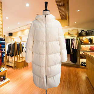 南油高端女装2025欧货高定款加厚保暖时尚羽绒服外套长款连帽