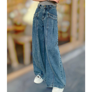 經(jīng)典 復古舒適氣質(zhì)長褲 小眾設計師款 闊腿褲 小眾春季 買手店女裝