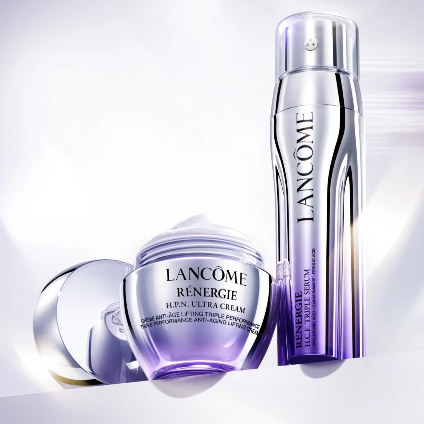Lancome/兰蔻5D塑颜三管精华20/50ml三合一焕白提亮抗老修复 正品