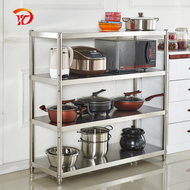 多层落地微波炉架不锈钢厨房