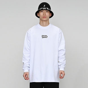 小领加袋长袖 纯色t恤街舞嘻哈打底 说唱滑板 bboy宽松 280g重磅