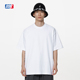 280g宽版 重磅纯色T恤 宽松净色小领口 BBK 圆领宽肩纯棉打底短袖