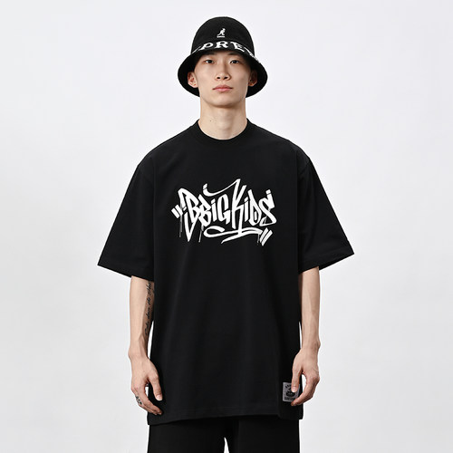bboy宽松型t恤街舞嘻哈短袖