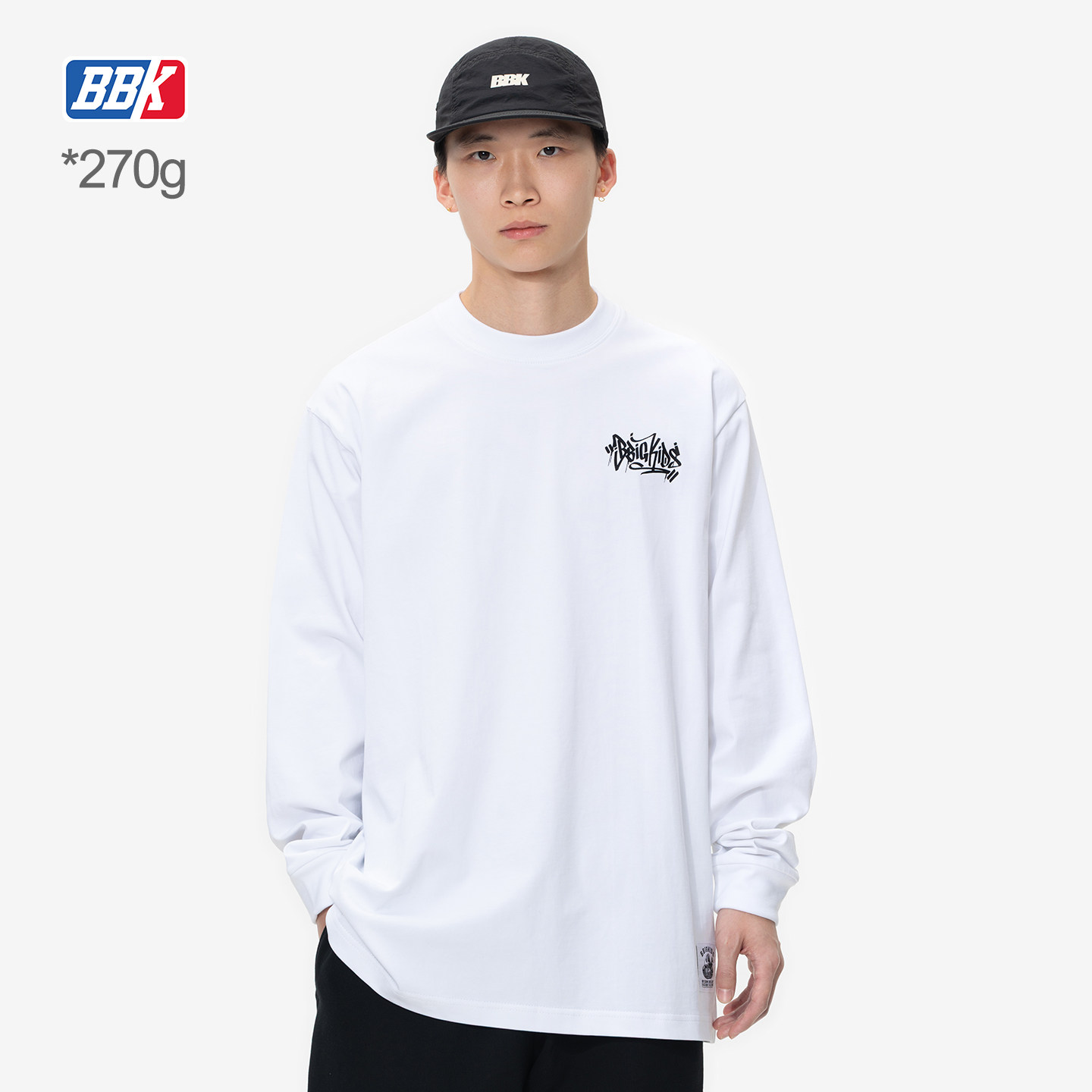 重磅小领口长袖T恤bbigkids