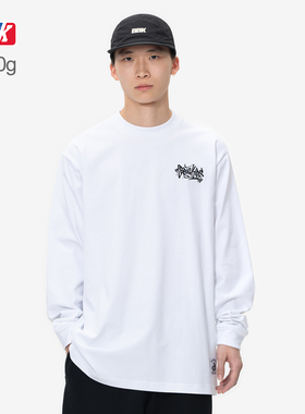 bboy 街舞 宽松t恤 嘻哈 hiphop popping圆领长袖 滑板 涂鸦运动