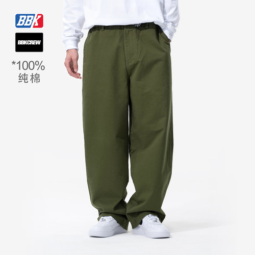 BBK直筒工装裤休闲裤滑板裤