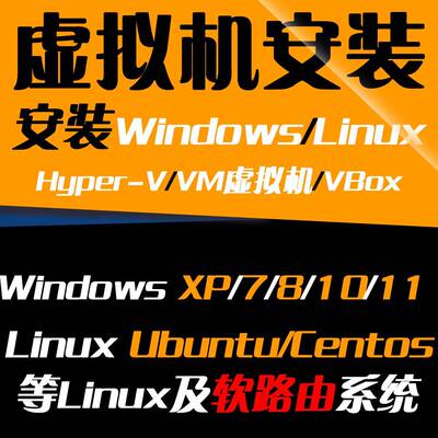 虚拟机在线安装 Hyper-v Vbox VM 与操作系统安装