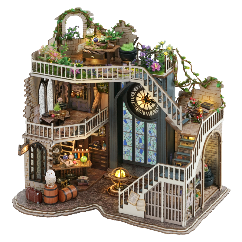 智趣屋diy小屋哈里魔法屋手工小房子拼装模型创意生日礼物闺蜜女