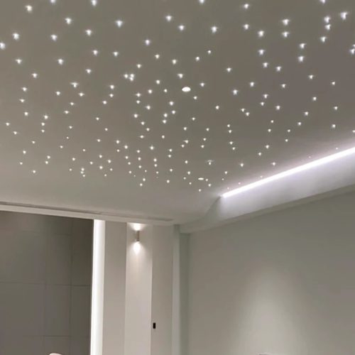 石膏板星空顶天花板吊顶星空满天星家庭影院光纤星光灯客厅流星灯
