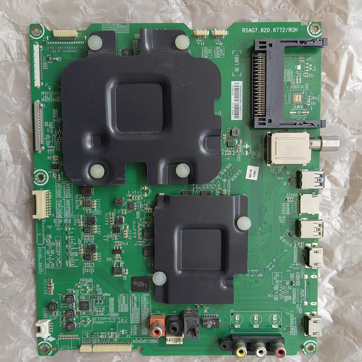 海信LED65MU7000U(BOM1)193949主板RSAG7.820.6772屏HE650IU-B52