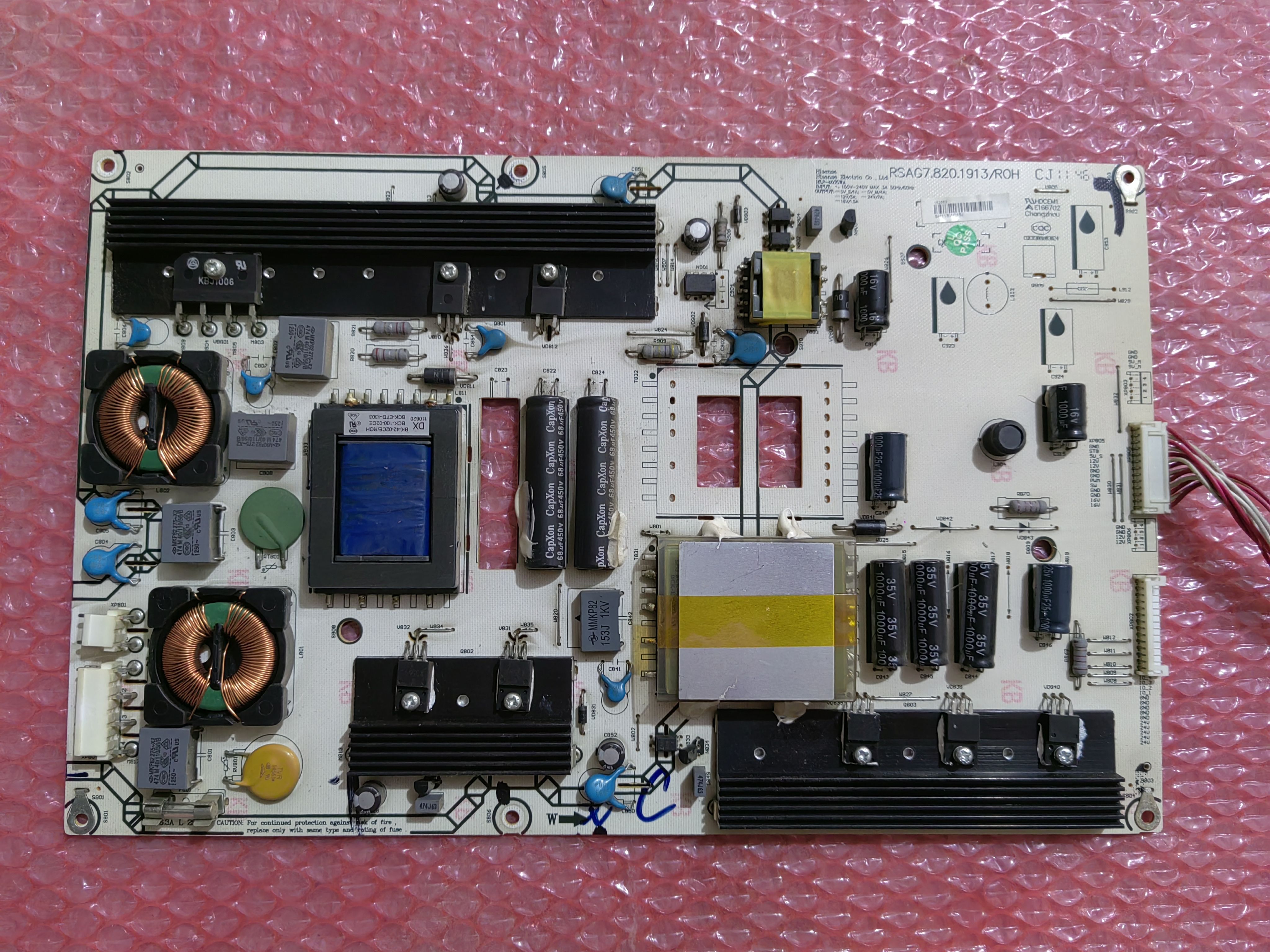 原装海信LED46K16X3D 42K16X3D电源板RSAG7.820.1913 HLP-4055WA