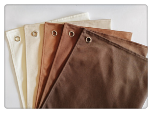 韩国色彩诊断专用色布 服装色彩测试 高品质包边打孔色布棕色5块