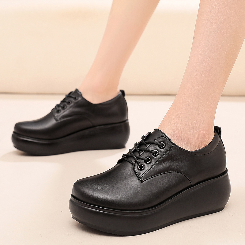 松糕鞋女厚底英伦秋季