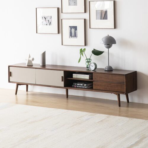 治木工坊北欧白蜡木电视柜2米