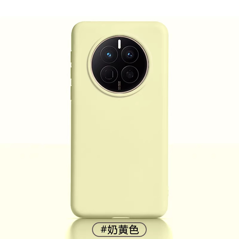 适用华为Mate50pro液态硅胶大孔Mate80promax防摔手机壳70pro+肤感mate60植绒小众多巴胺网红款超薄软糯耐脏