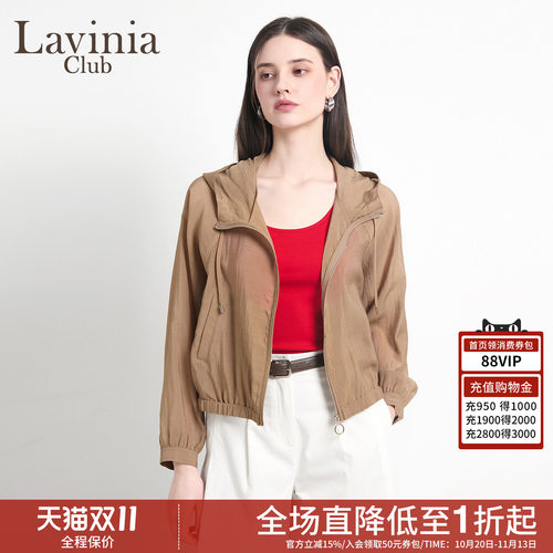 短款同款连帽轻薄外套新款商场