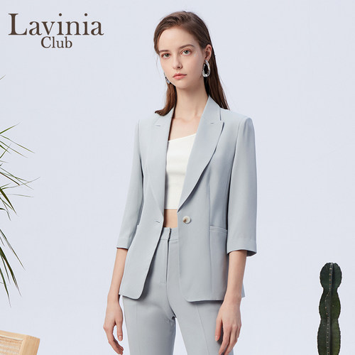 LaviniaClub修身西装外套