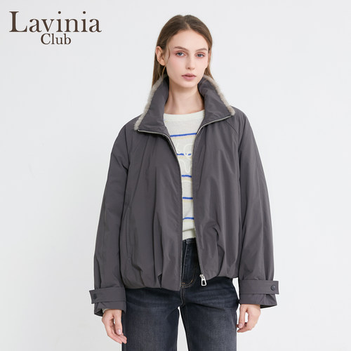 Lavinia通勤立领显瘦女羽绒服