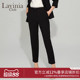 女早春新品 经典 休闲通勤直筒修身 Lavinia 裤 套装 西装 黑色西装