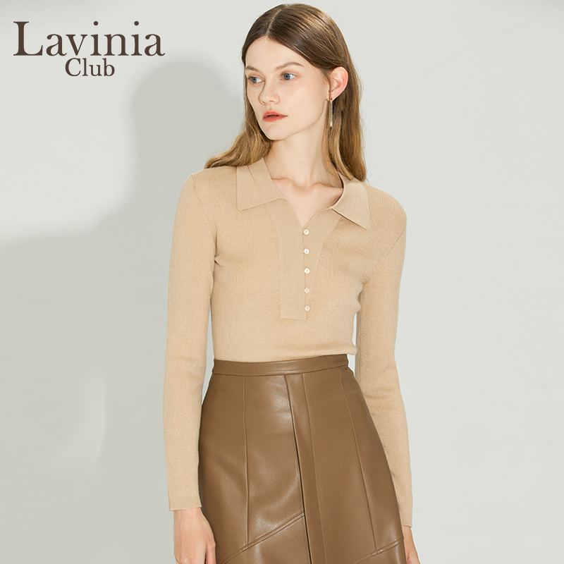 LaviniaClub针织衫优雅气质