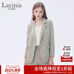通勤OL商务工作西服 职业正装 Lavinia春秋面试西装 外套女新款