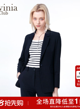 Lavinia 职业通勤资质西服外套女2025秋季新款老钱风西装J55W58S