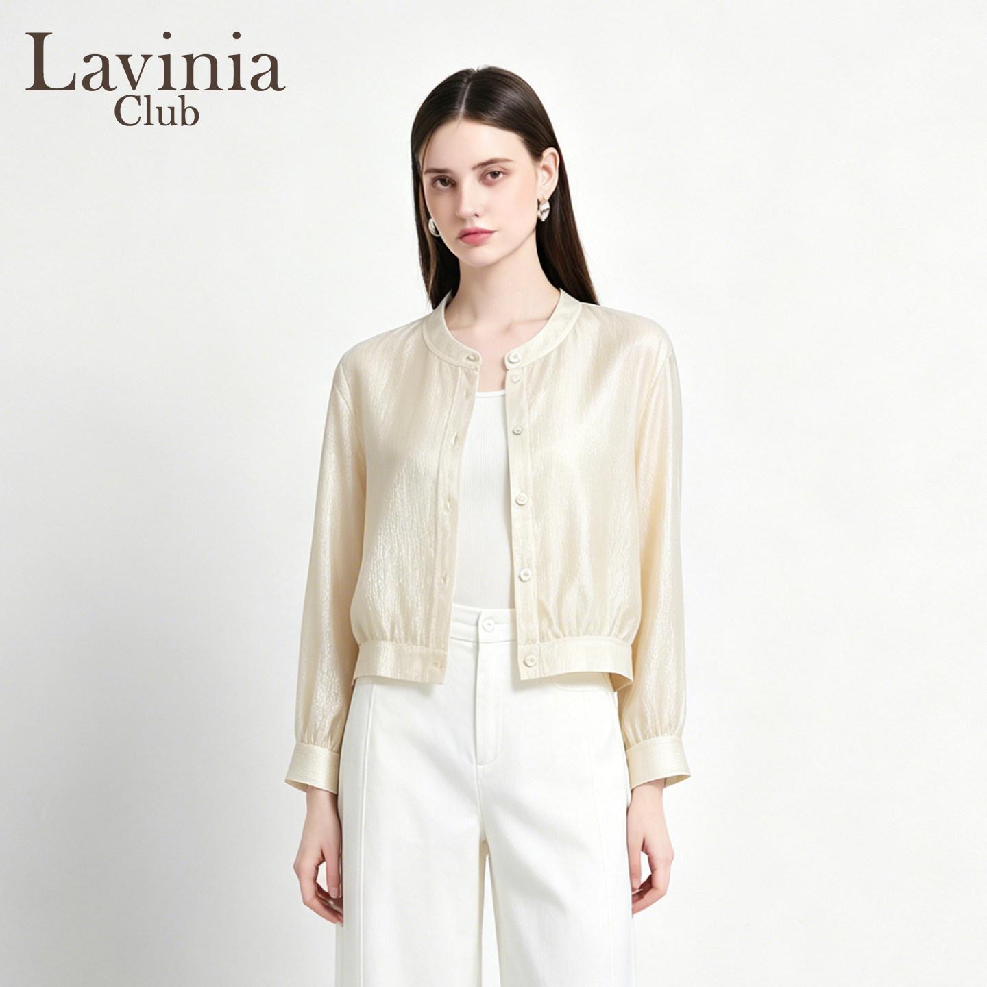 Lavinia夏季醋纤轻薄短外套女图片