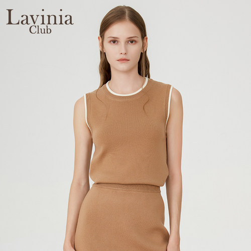 LaviniaClub无袖针织衫