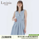 纯色无袖 新品 V领伞摆连衣裙女P13L15 Club拉维妮娅夏季 Lavinia