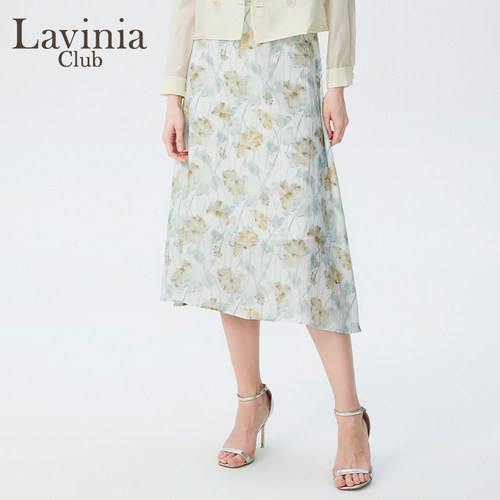 LaviniaClubA字碎花半身裙