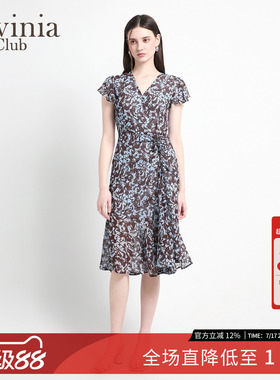 Lavinia Club/拉维妮娅2026夏季新款优雅轻熟风茶歇连衣裙R63L56R