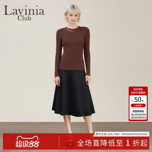 LaviniaClub气质通勤针织衫