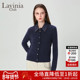 通勤长袖 Lavinia气质单排扣翻领针织衫 女秋冬新款 上衣I47Z102
