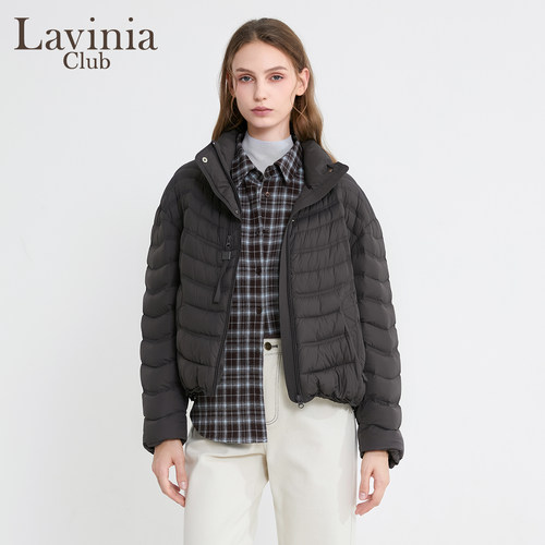 Lavinia短款领宽松女羽绒服冬款