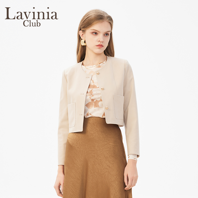 LaviniaClub优雅气质短外套