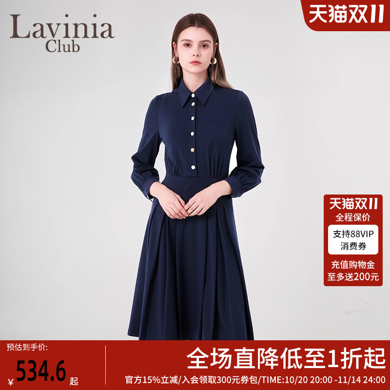 LaviniaClub气质通勤连衣裙