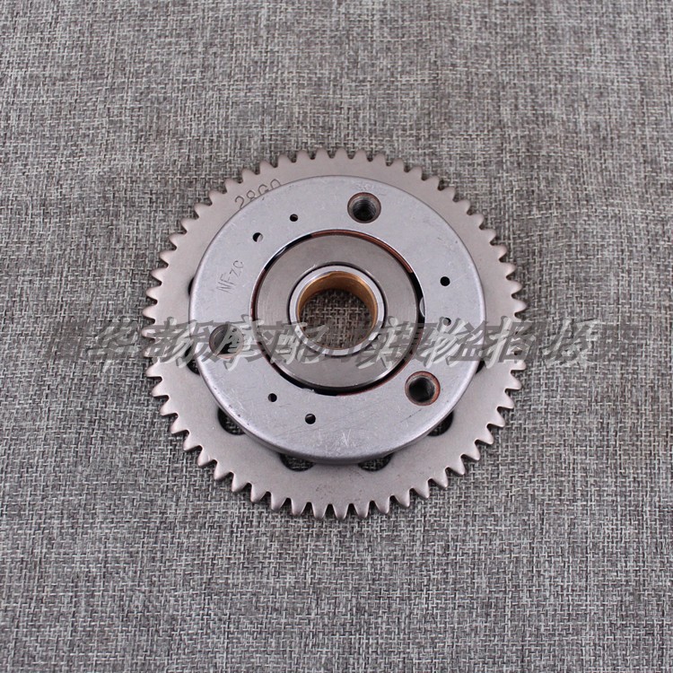 适用轻骑铃木摩托车骏驰 GT125/QS125-5超越离合器总成启动盘总成