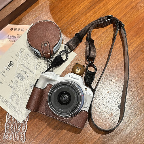 佳能r10保护套r100r7r50v相机包r50皮套r8rp保护壳r5r62二代配件