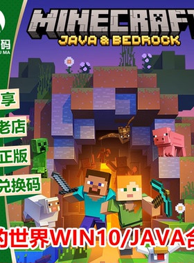 PC WIN10/Java正版游戏 我的世界基岩版 Minecraft 微软官方代购