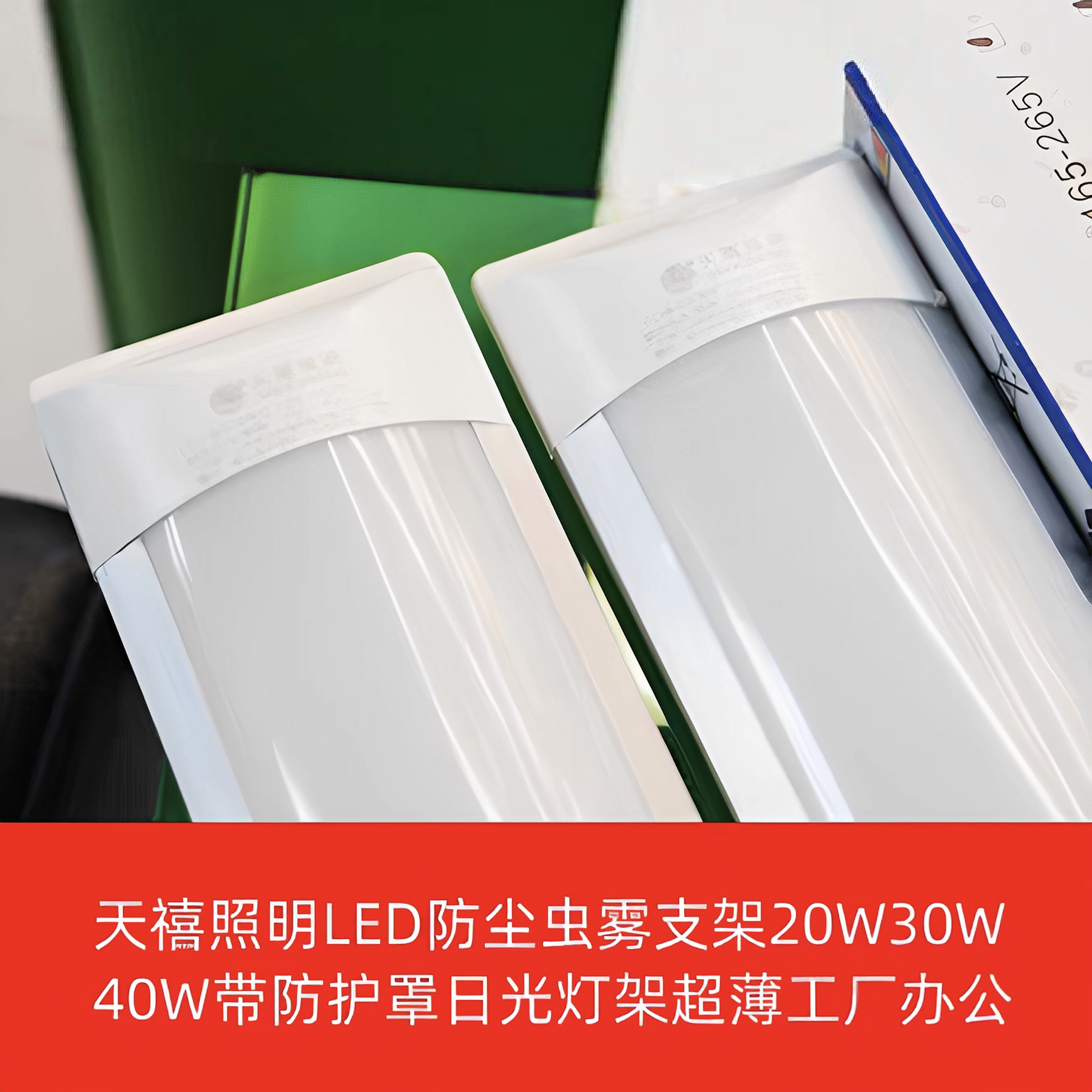 天禧照明LED防尘虫雾支架20LED灯管