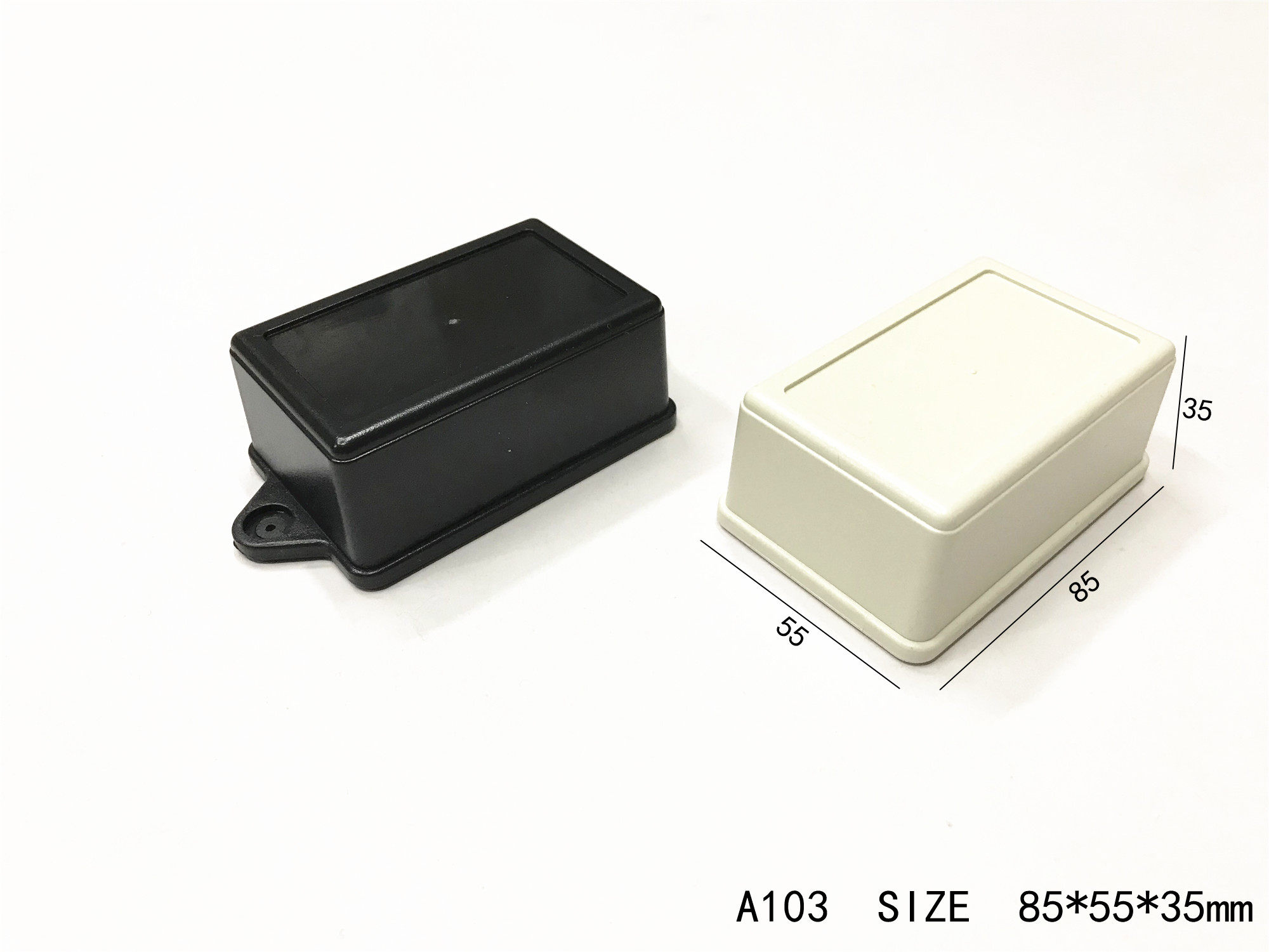 直销电子机壳塑料外壳ABS灌胶公模电池传感器壳体A103  85x55x35