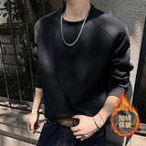 1w+420g华棉加绒2026春款解构拼接长袖T恤高街T2596-JR特P23，男装T恤，电商A030