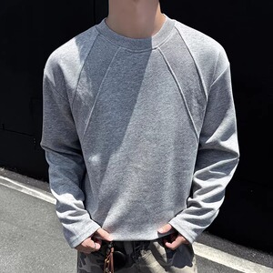 2W件+280g曼巴棉 2026春款解构拼接百搭长袖T恤 高街 T2598 特P15图片