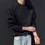 2W件+280g曼巴棉2026春款解构拼接百搭长袖T恤高街T2598特P15，男装T恤，电商A030