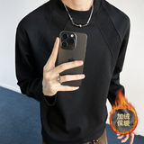 1w件+280g加绒款解构长袖T恤百搭打底上衣室内模特T2598-JRP24，男装T恤，电商A030