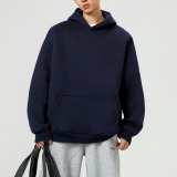 5W件+330g华棉2026春款纯色光板连帽套头卫衣无影墙WY601特P28，男装卫衣，电商A030